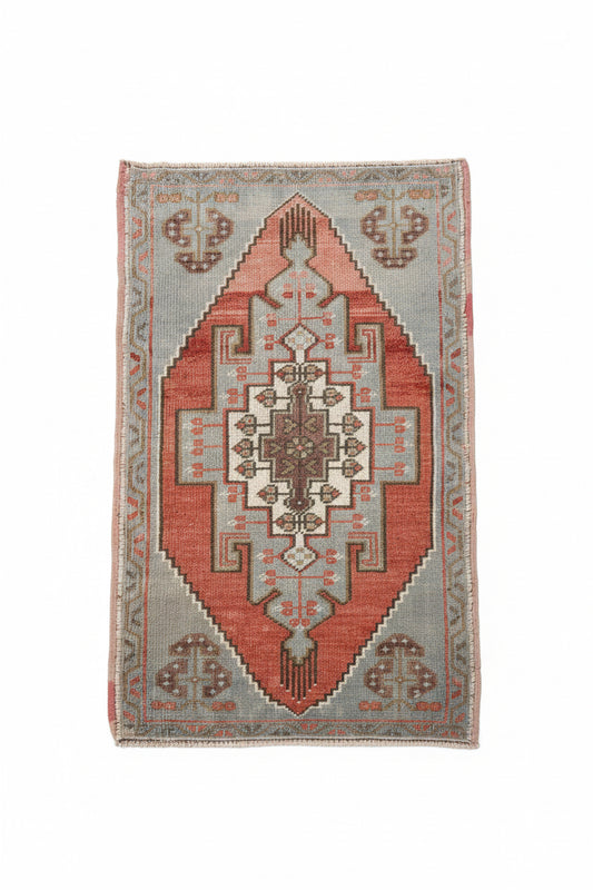 2x2 Mini Oushak Antique Rug