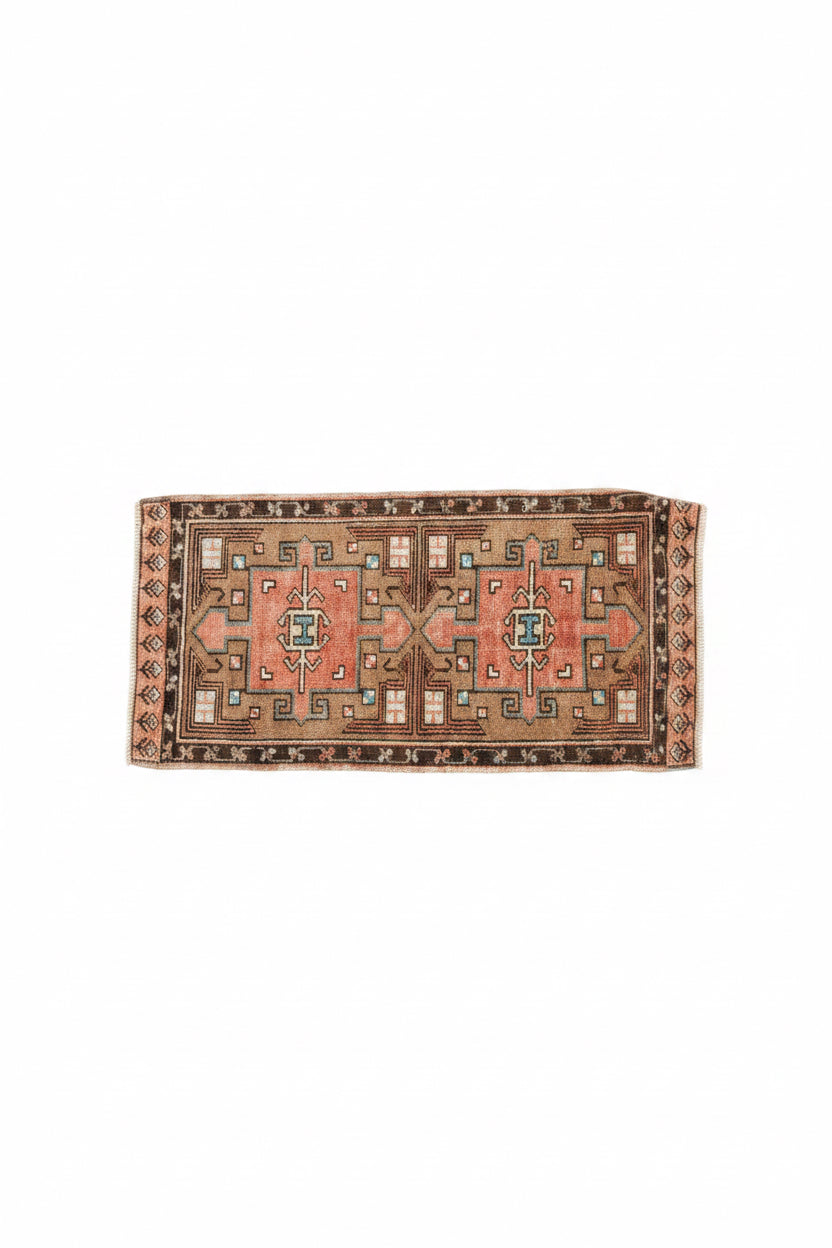 2x3 Mini Oushak Antique Rug
