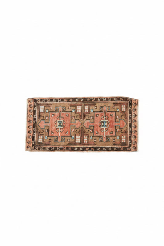 2x3 Mini Oushak Antique Rug