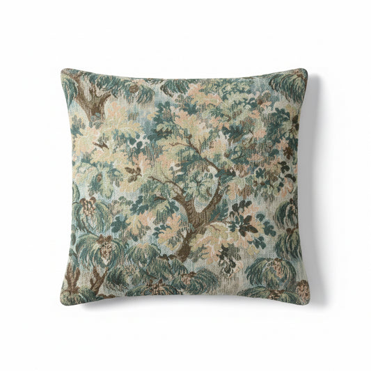22x22 Brunschwig & Fils: Ming Velvet, Green Pillow