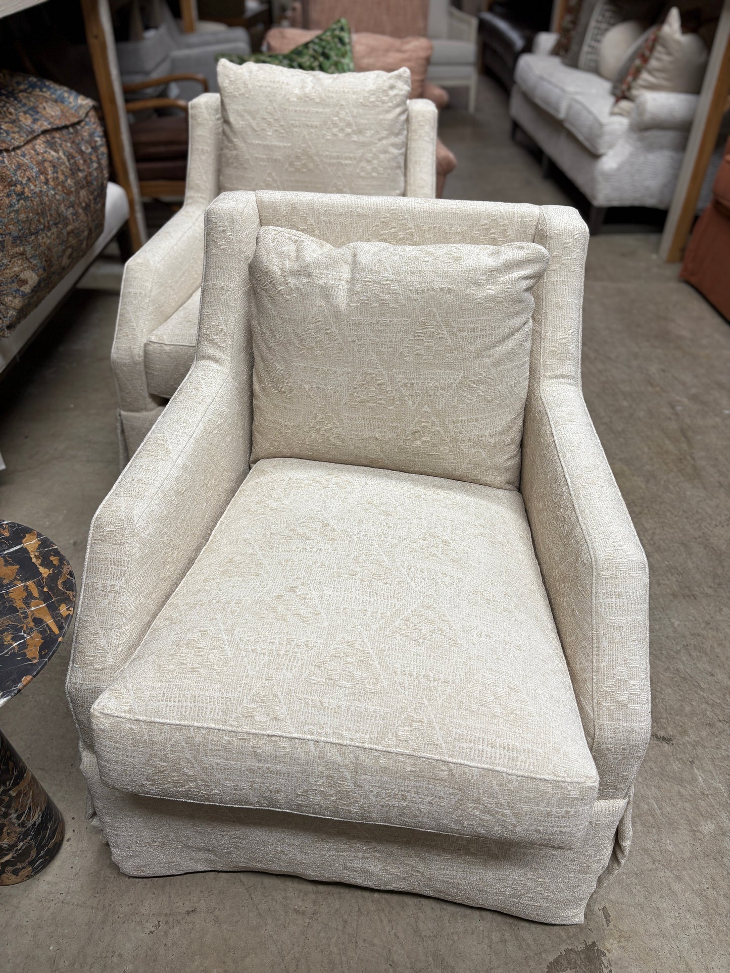 Ivory Lounge Chair