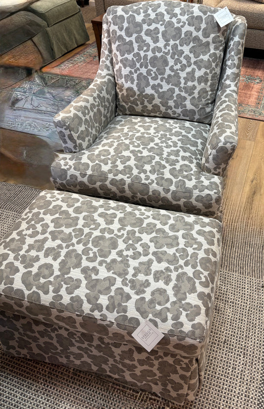 Bombette Taupe Ottoman
