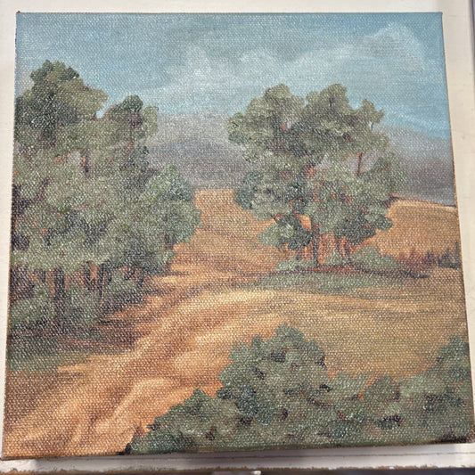 Up the Road Canvas 8x8