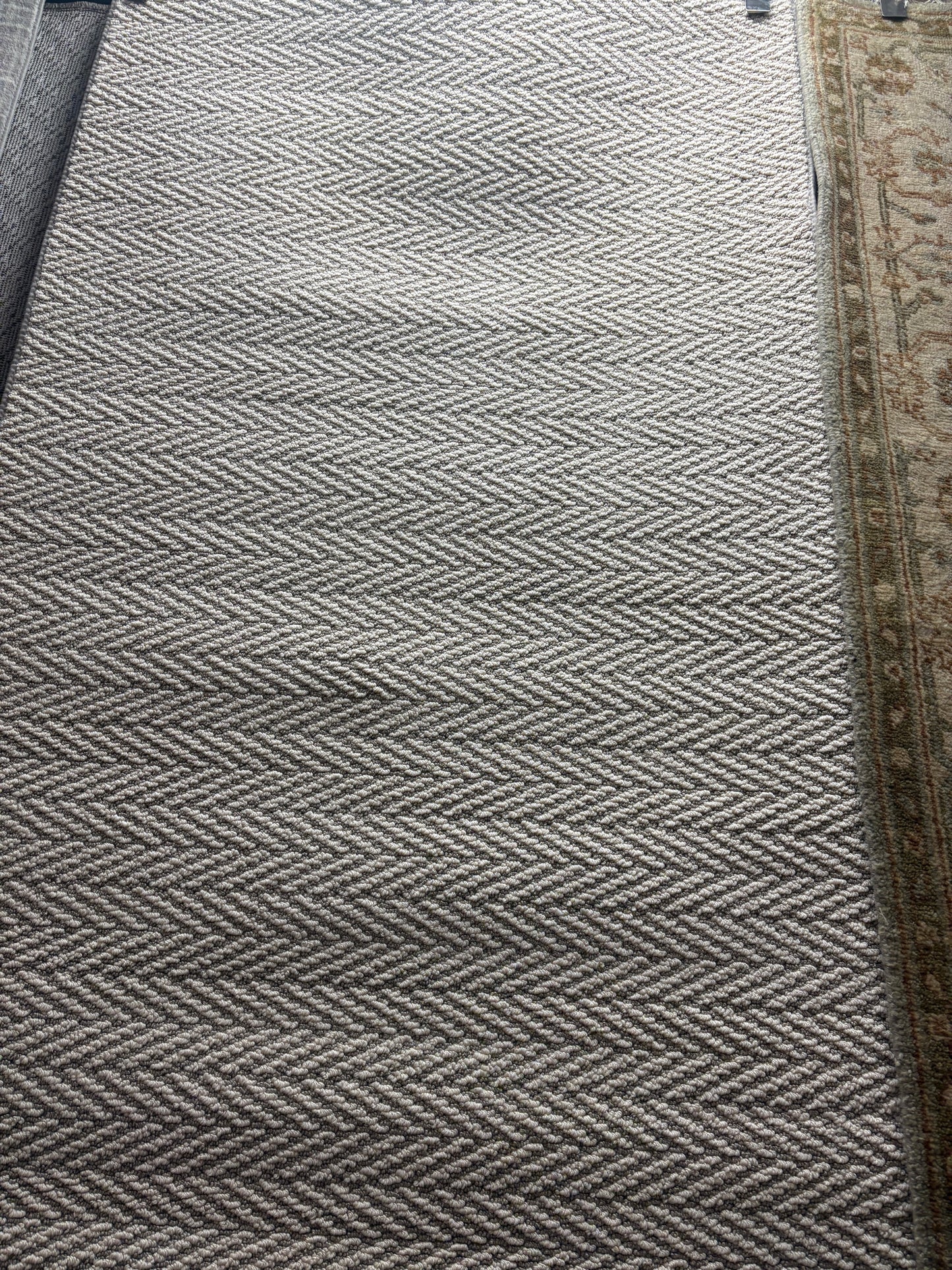 Neutral Houndstooth 3x6 Rug