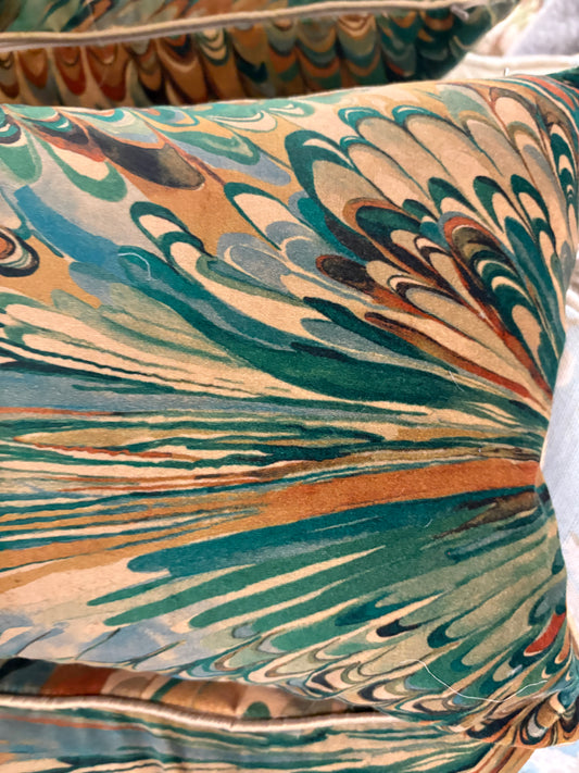 Velvet Multi Colored Pillow