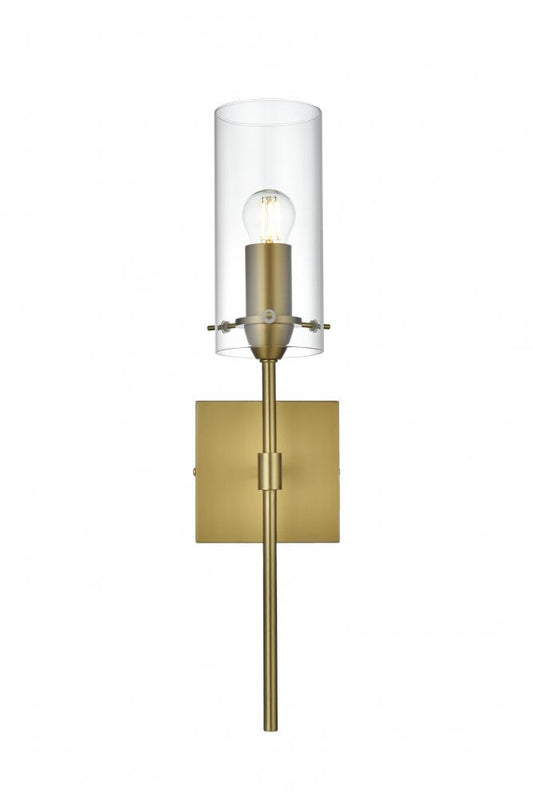 Elsreth Wall Sconce W4.7"E4.3"H20" Satin Gold