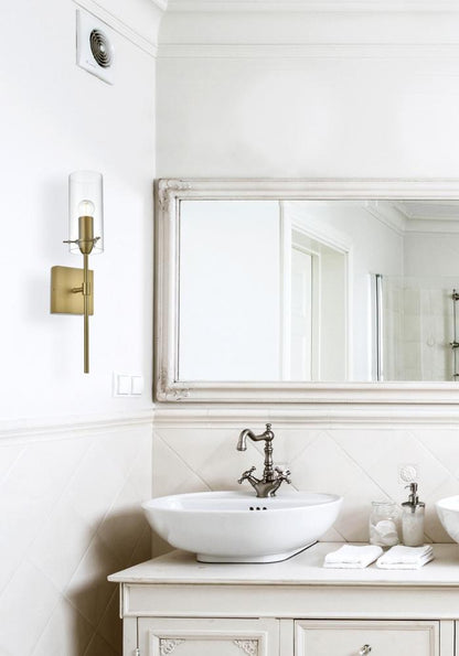 Elsreth Wall Sconce W4.7"E4.3"H20" Satin Gold