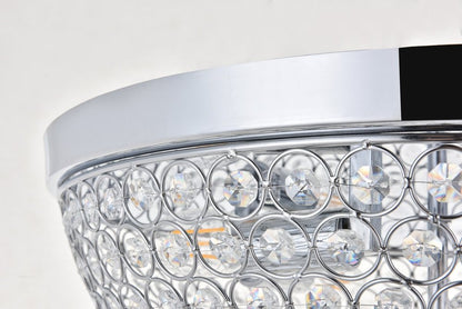 Taye Chrome And Clear 18" Overhead Lighting