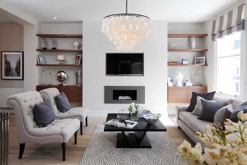 Selene 6 light Black Pendant