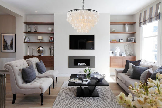 Selene 6 light Black Pendant