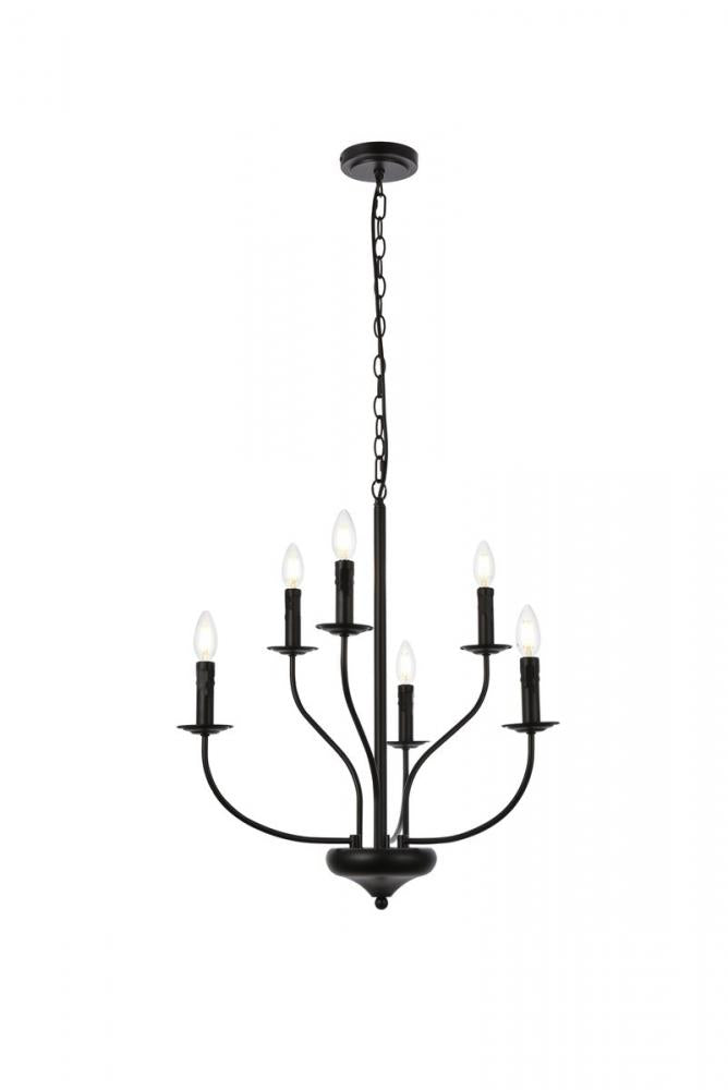 WESLEY PENDANT IN BLACK
