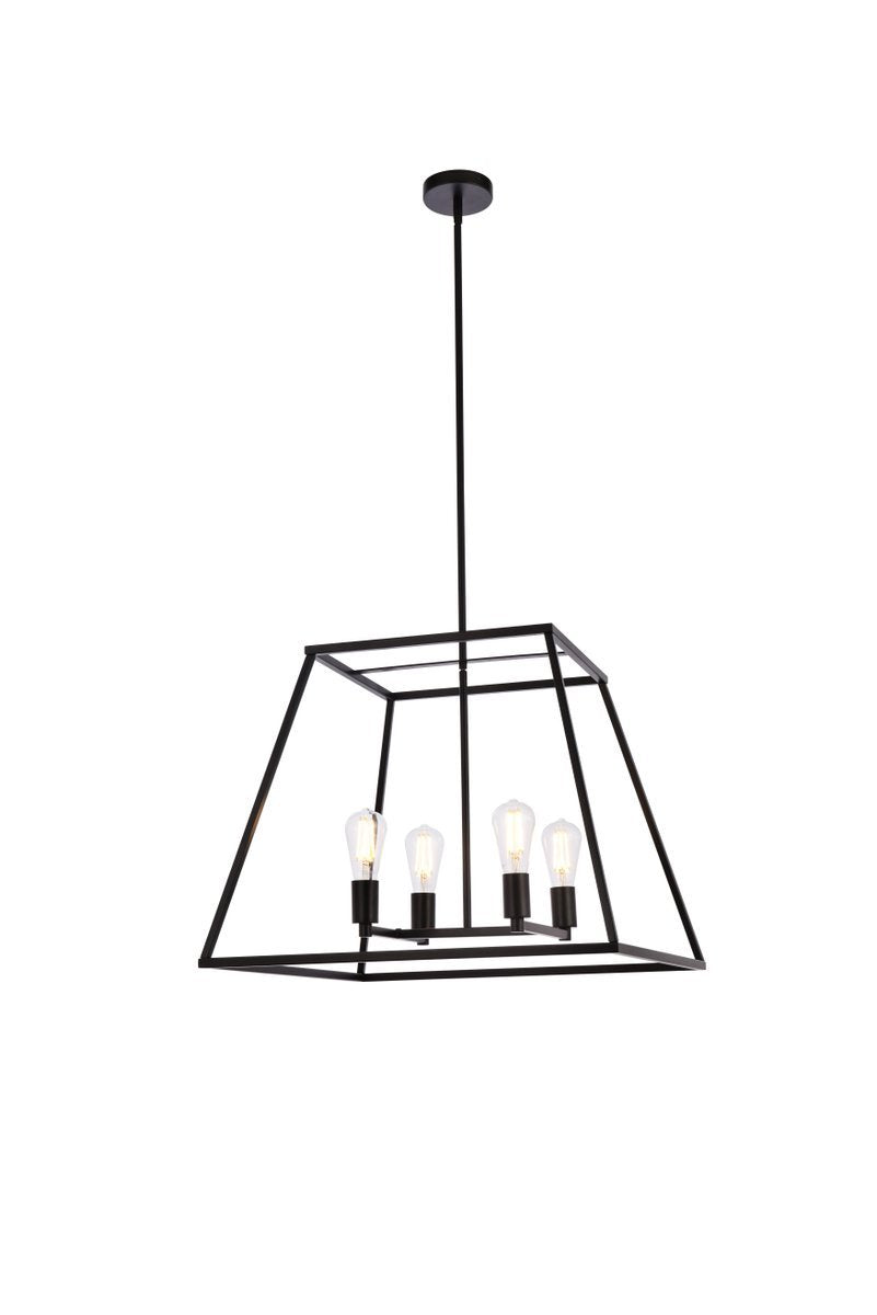 Declan pendant in black