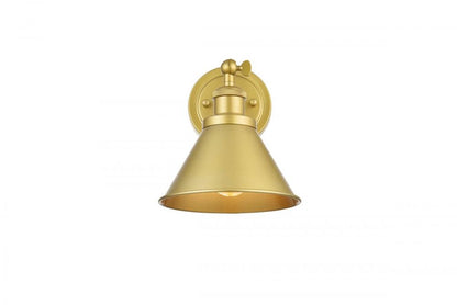 Bentley 1 light Brass Bath Sconce