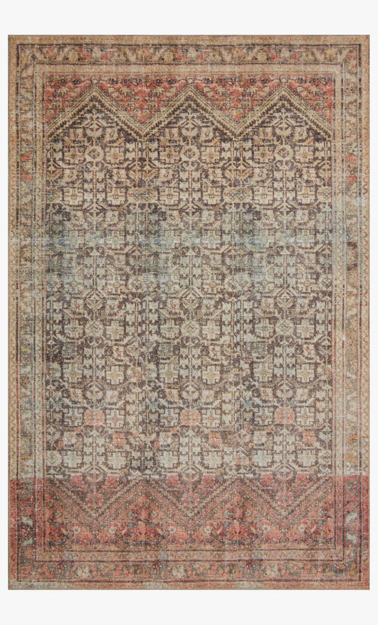 Loren rug- Charcoal Multi