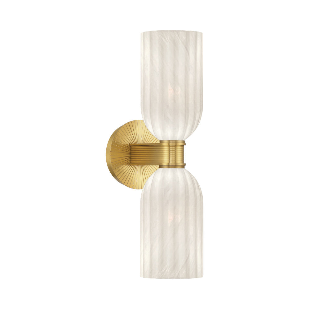 LOTUS LUXE GOLD SCONCE