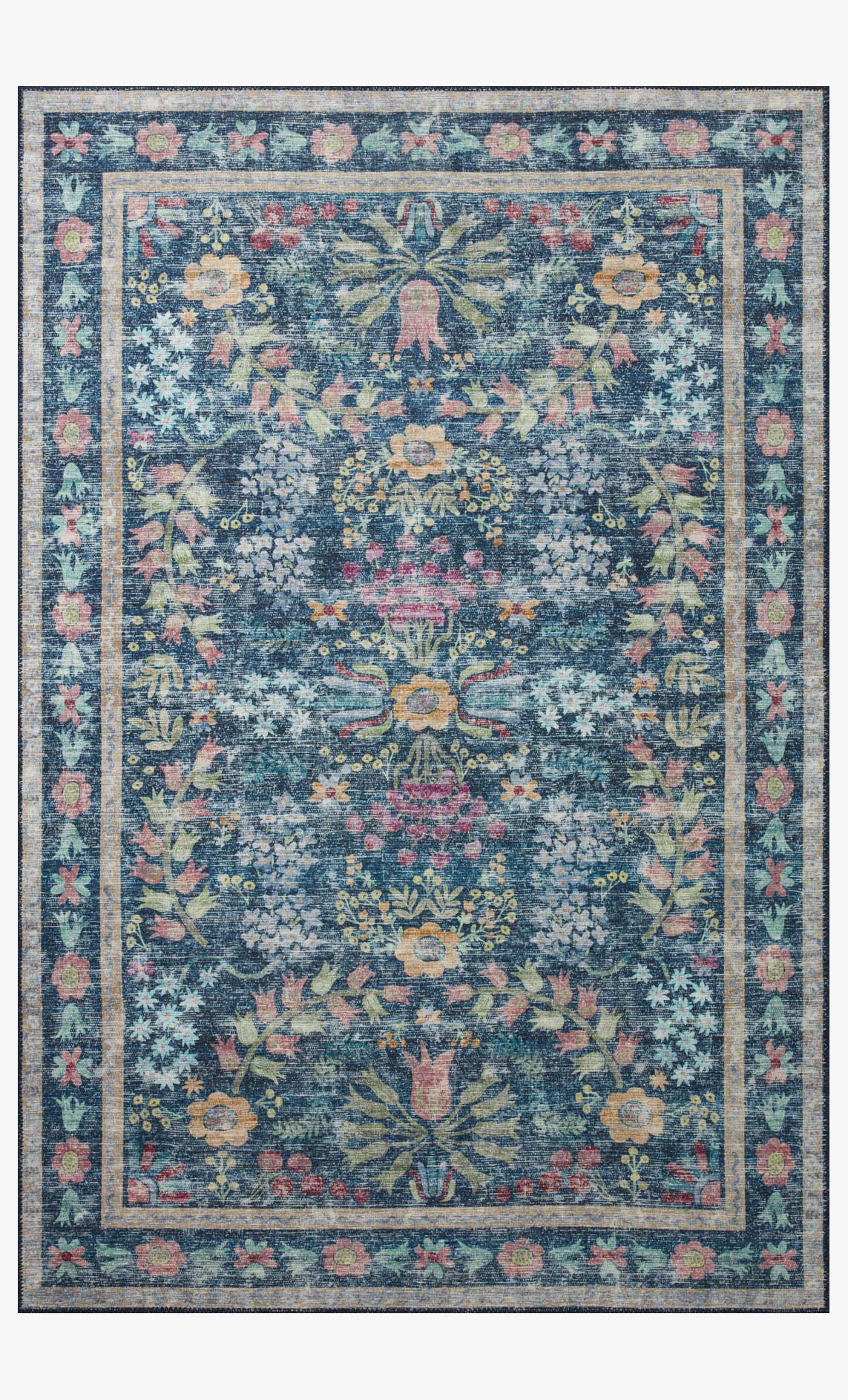 3x4 Maison Frances Blue/Multi Rug