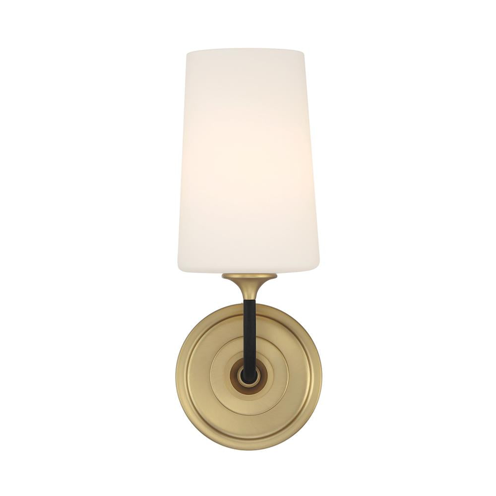 Niles Black Forged + Modern Gold Sconce