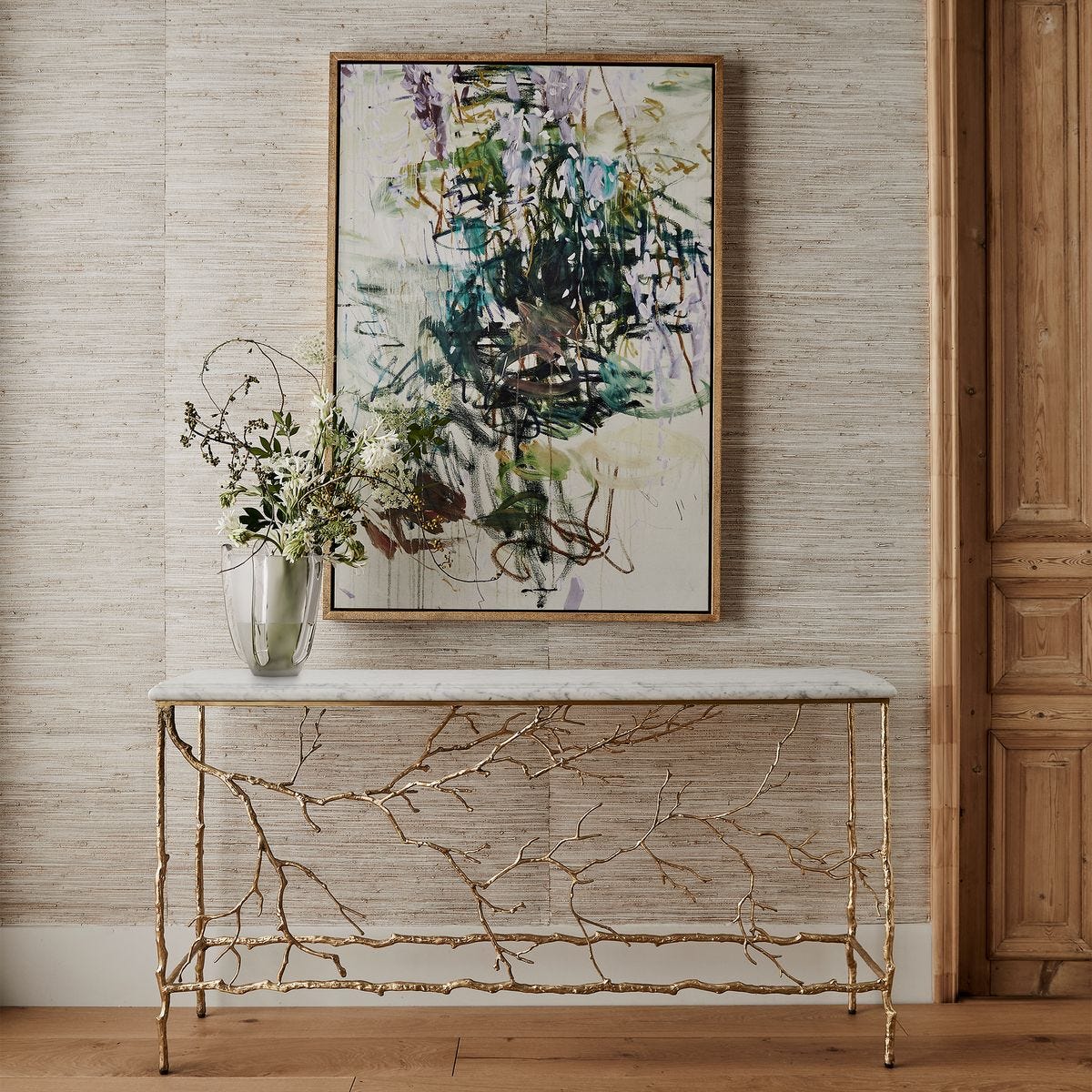 Golden Chestnut Console