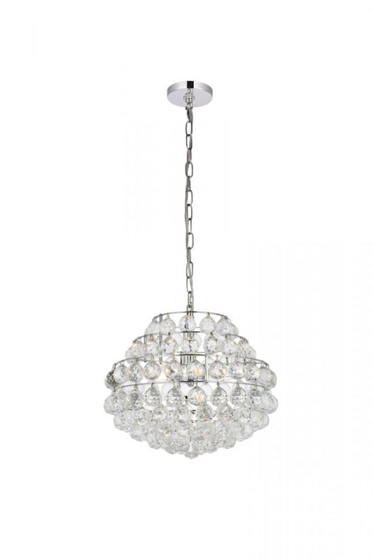Savannah 16 inch pendant in chrome