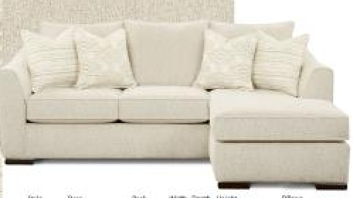 Vibrant Vision Oatmeal Sofa/ Chaise