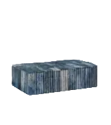 Biarritz Ribbed Blue Bone Inlaid Box