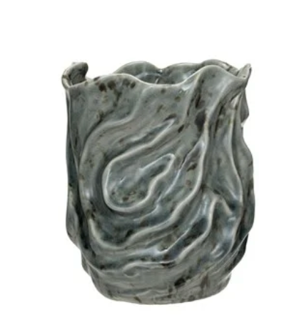 Stoneware Organic Shaped Vase