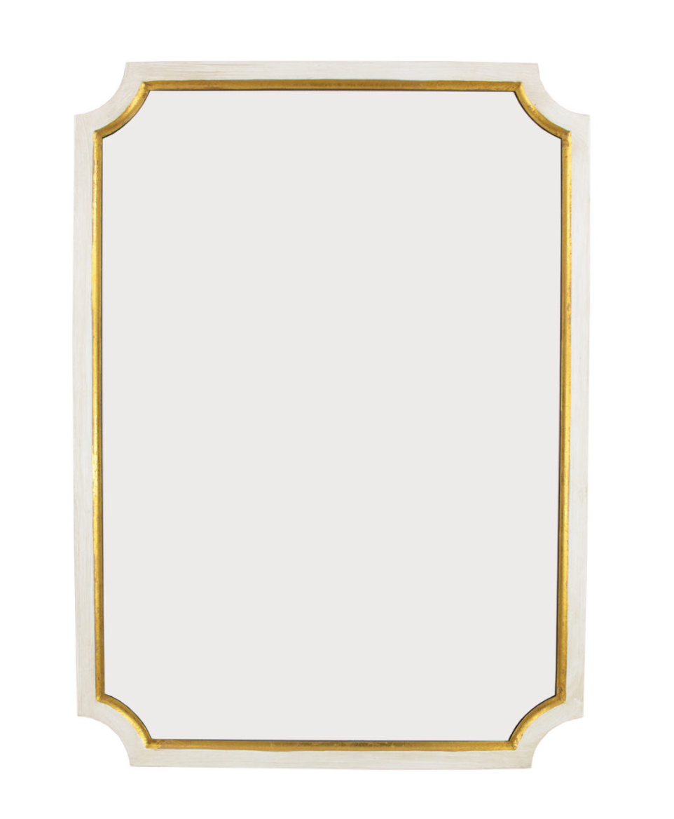 White & Gold Mirror