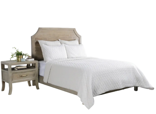 Vintage Lana Wool 3pc Queen Quilt Set