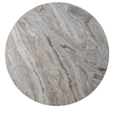 Metal tulip Table w/ Marble Top