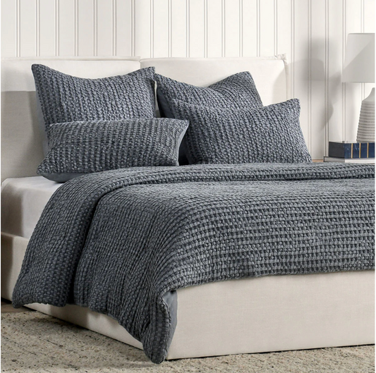 Colmar Marina Blue Queen Quilt