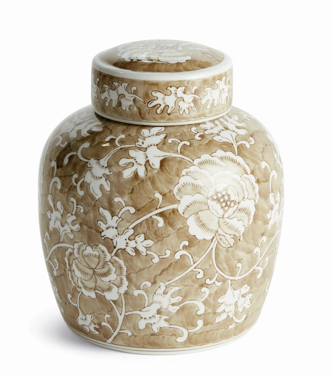 Province Lotus Lidded Jar