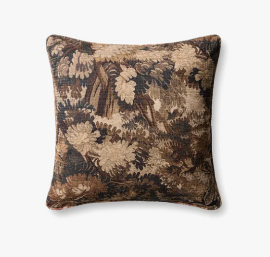Brown/ Multi Pillow
