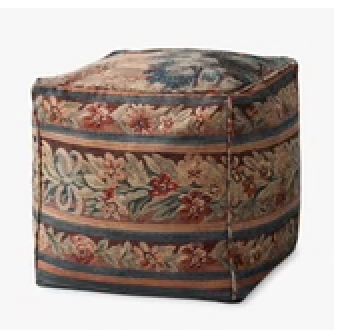 Tapestry Pouf