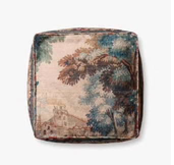 Tapestry Pouf