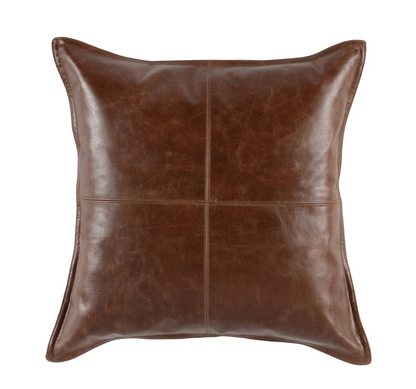 SLD Leather Pillow