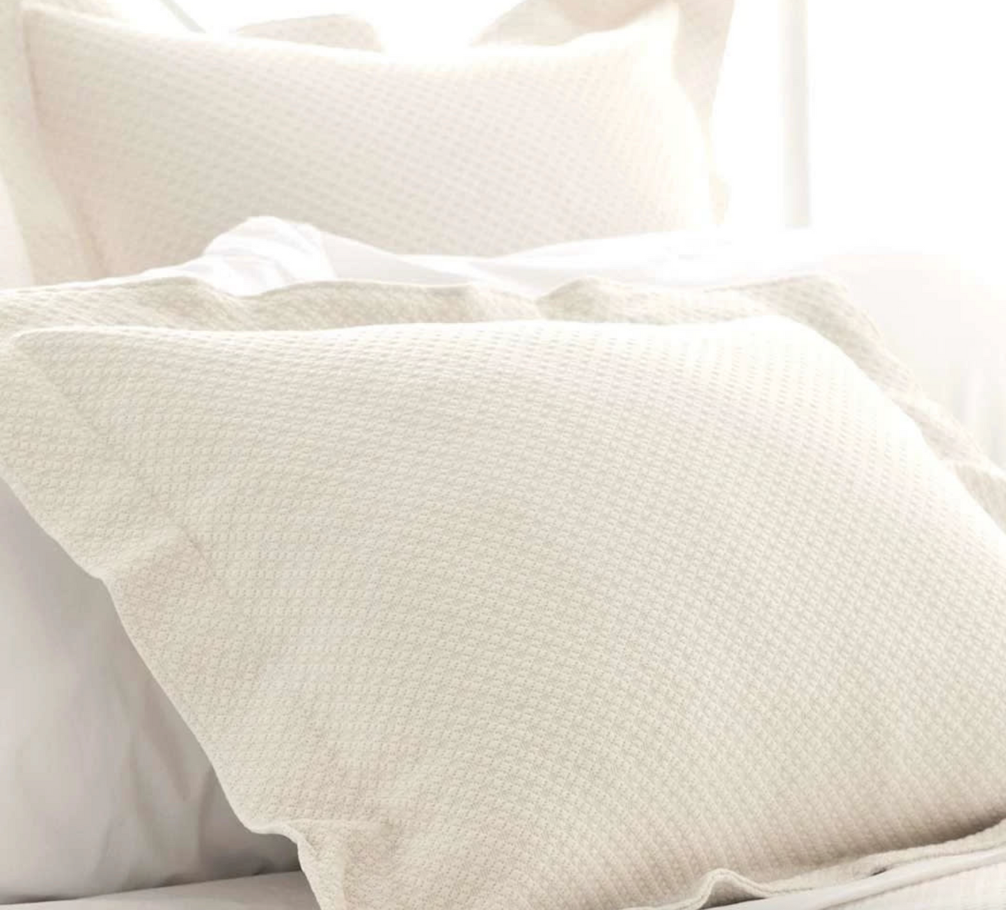 Petite Trellis Matelasse Shams