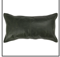 SLD Leather Pillow