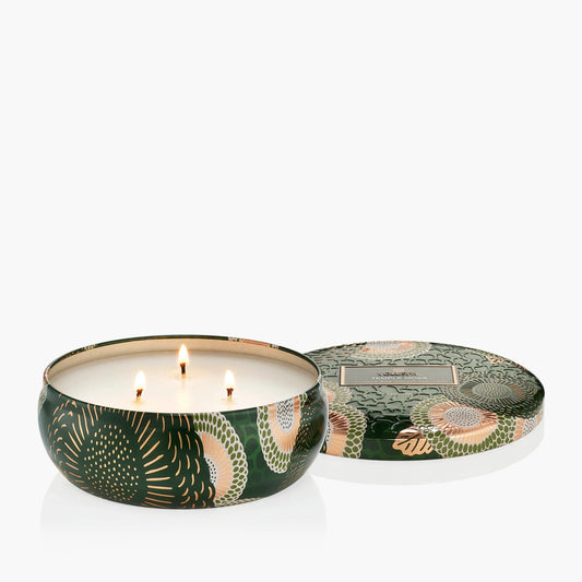 3 Wick Tin Candle