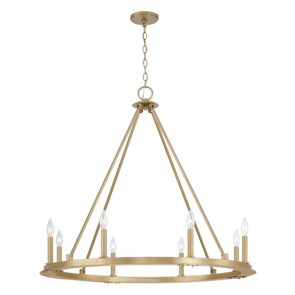 8 Light Ring Chandelier