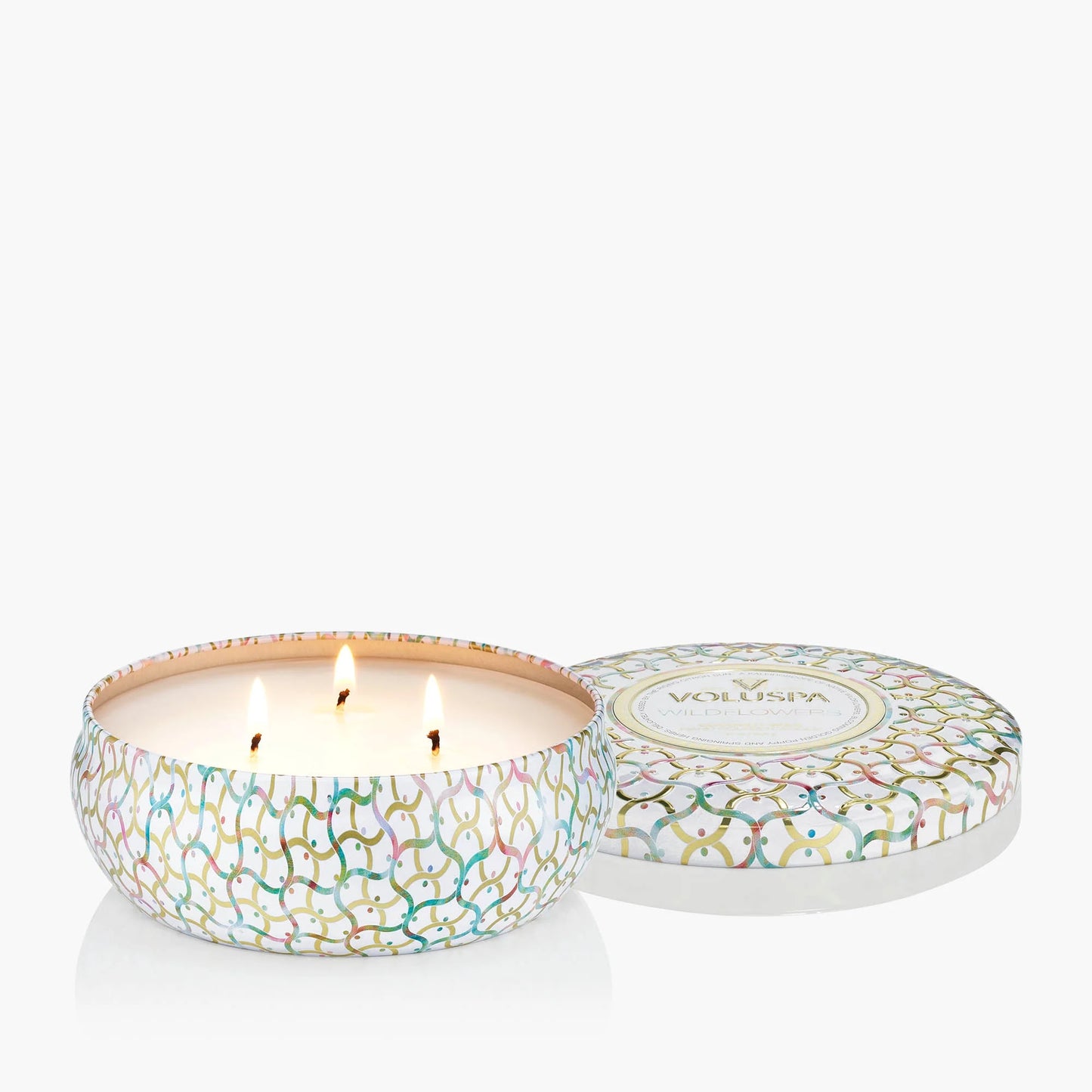 3 Wick Tin Candle
