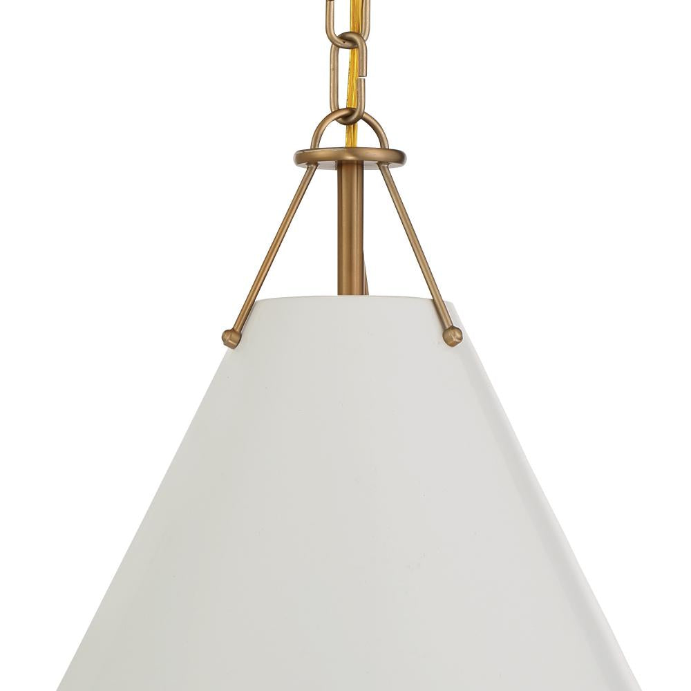 Xavier 12'' Vibrant Gold Pendant