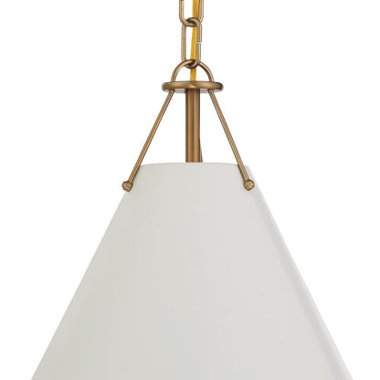 Xavier 12'' Vibrant Gold Pendant