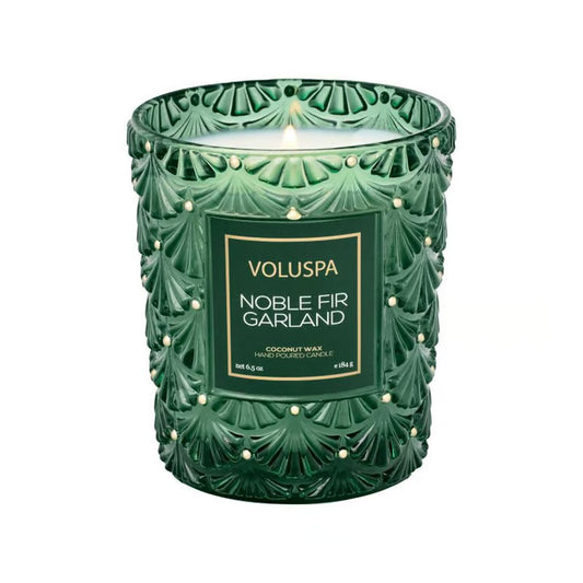 Noble Fir Garland Classic Candle