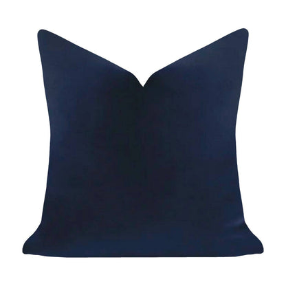 Cobalt Blue Solid Velvet Pillow
