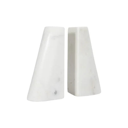 Marble Bookends, Set of 2