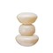Opaque Camel Glass Vase