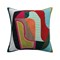 Cotton Velvet Printed Pillow with Embroidery