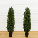 4' Artificial Cedar Tree UV Resistant