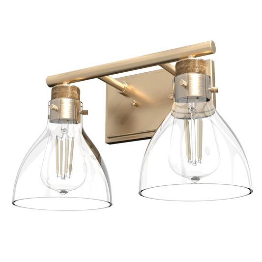 HUNTER VAN NUYS ALTURAS GOLD 2 LIGHT VANITY