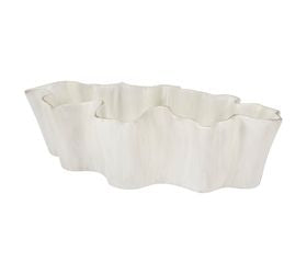 Donna Cream Wash & Gold Finished Bowl